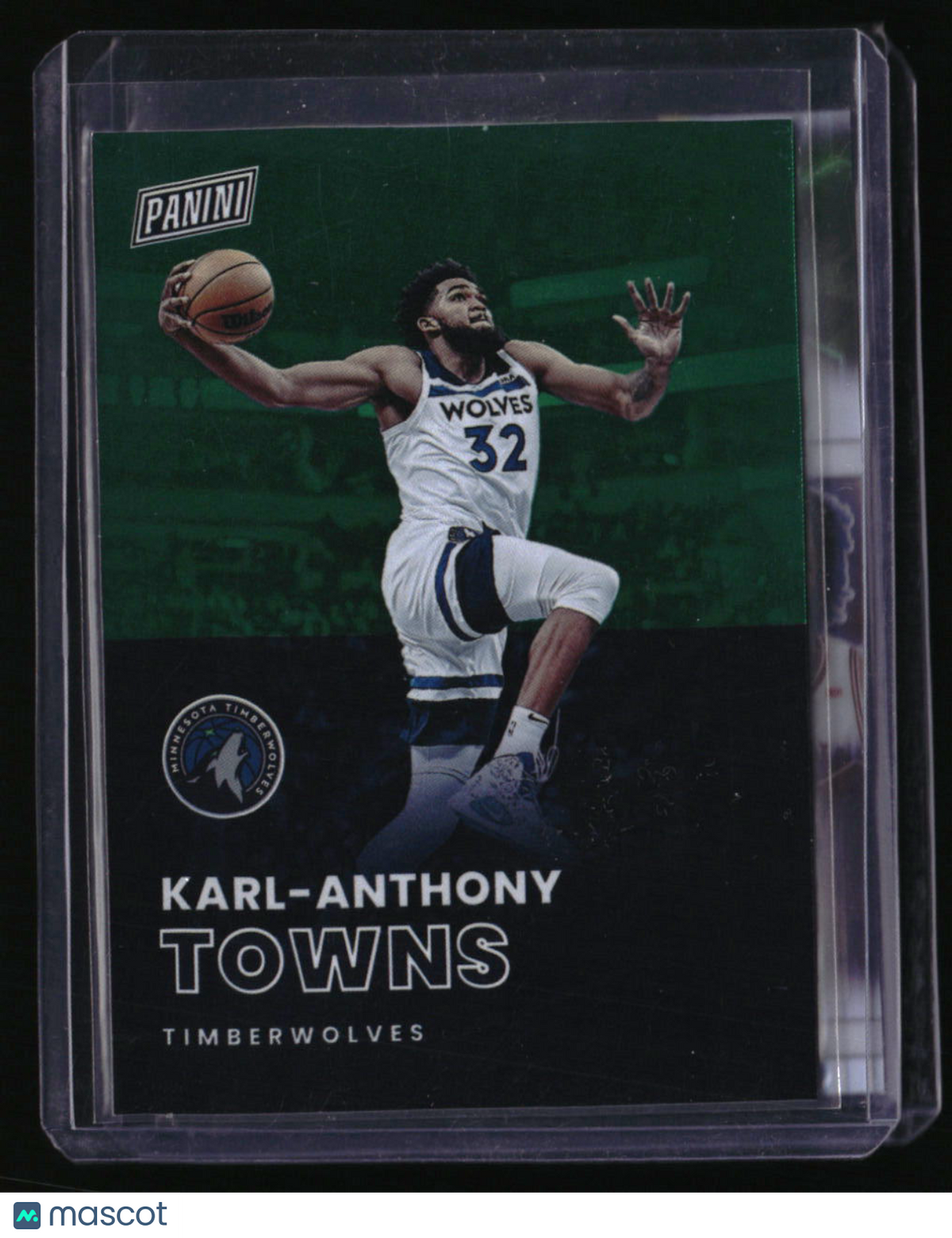 2022 Panini National Sports Collectors Convention Karl-Anthony Towns Green #/5