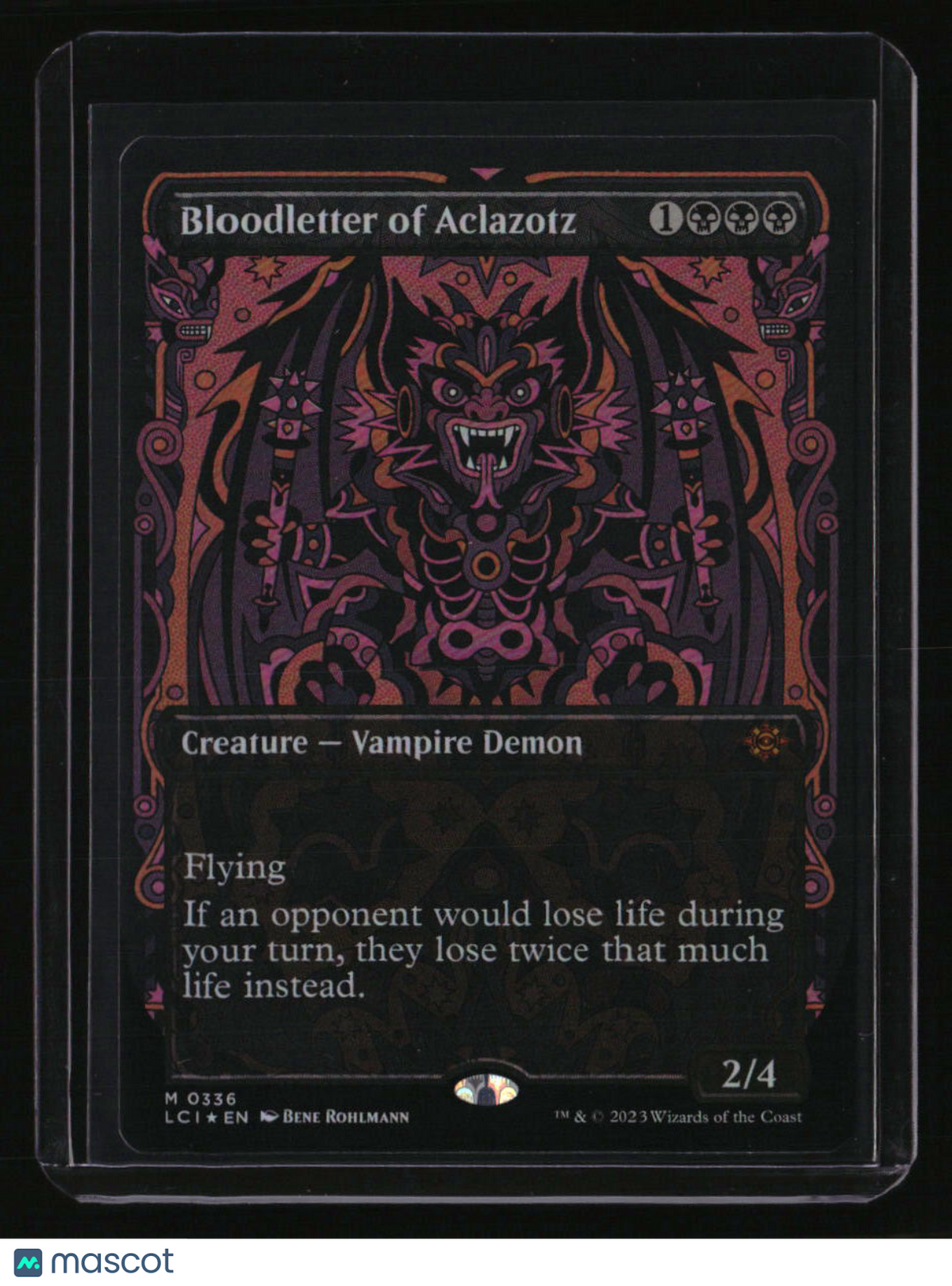 The Lost Caverns of Ixalan Bloodletter of Aclazotz (Borderless) Foil