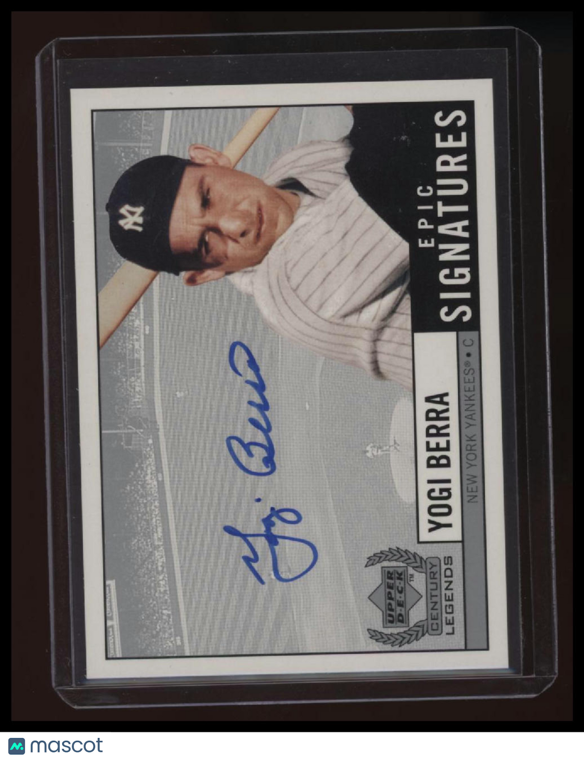 1999 Upper Deck Century Legends Yogi Berra Epic Signatures