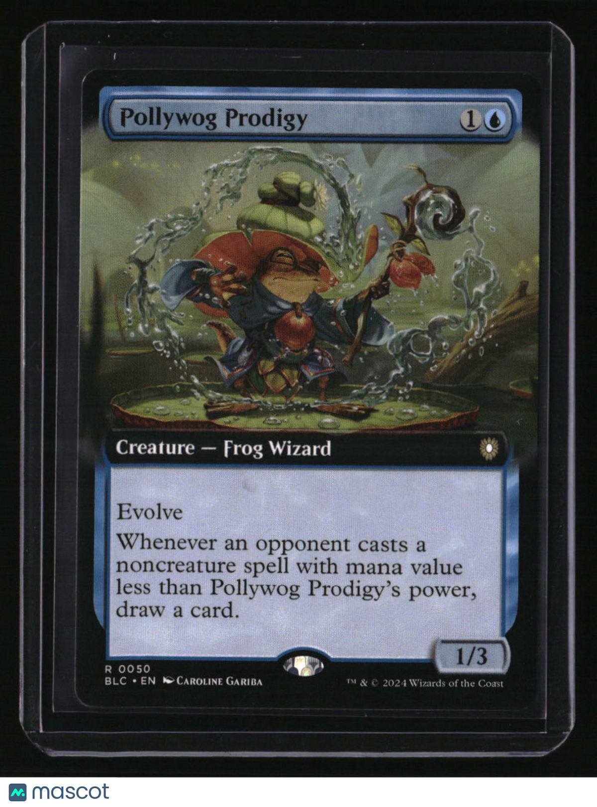 Commander: Bloomburrow Pollywog Prodigy (Extended Art)