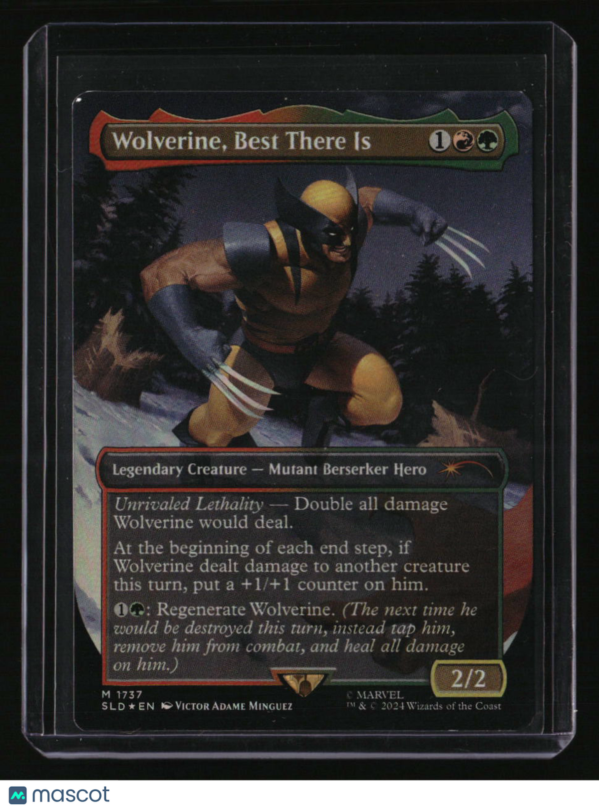 Secret Lair Drop Series Wolverine, Best There Is (1737) (Rainbow Foil)