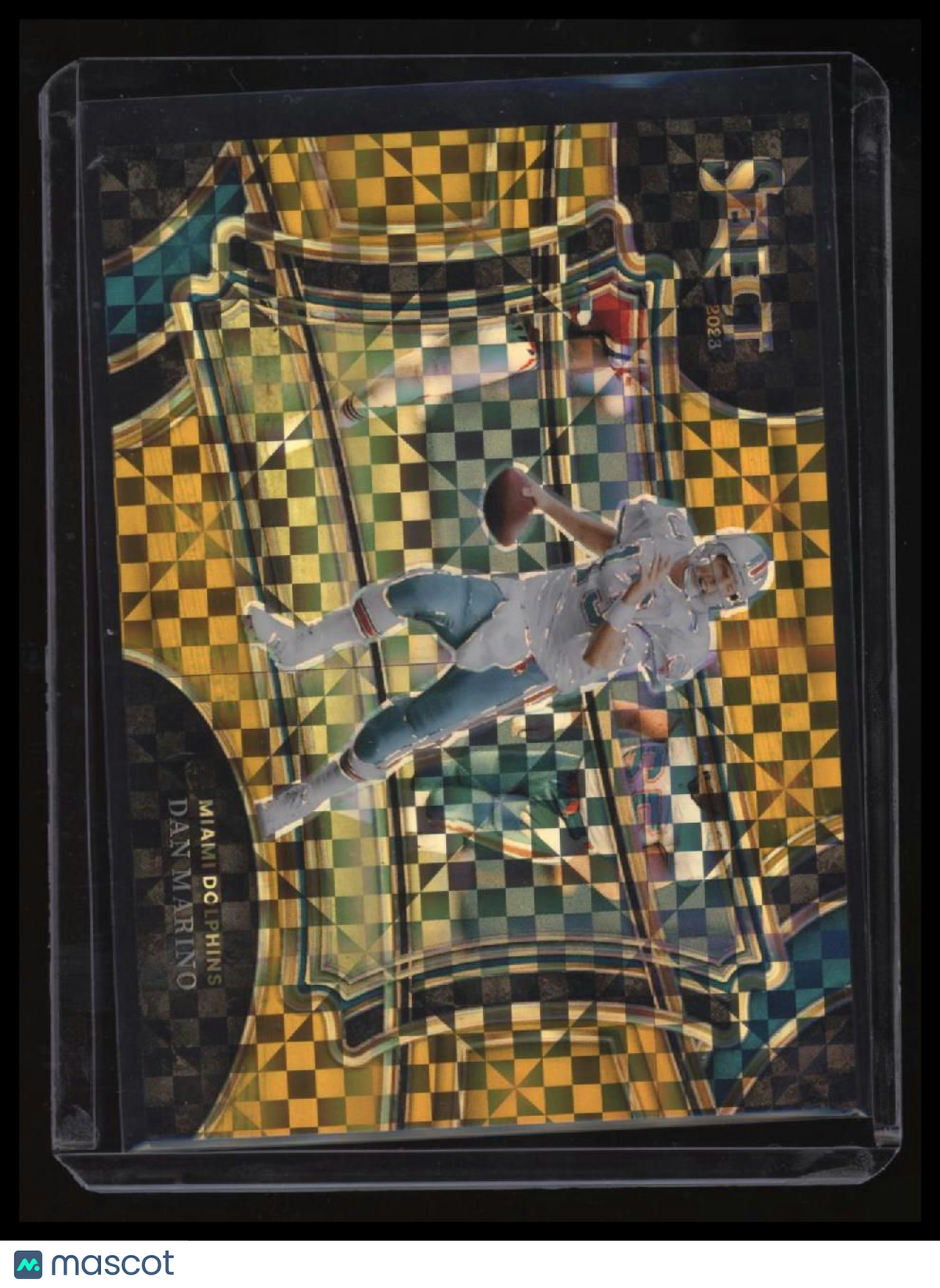 2023 Panini Select Dan Marino Gold Prizms #/10