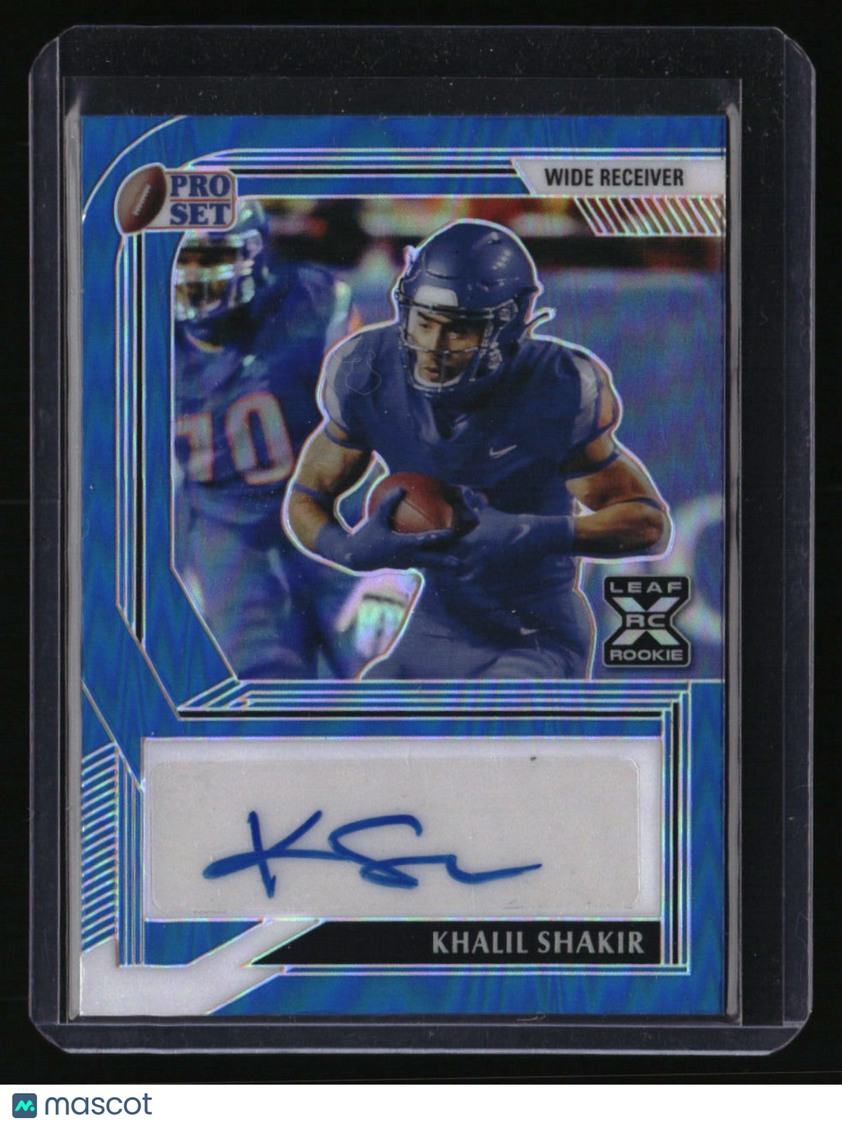 2022 Pro Set Metal Khalil Shakir Prismatic Blue #/35