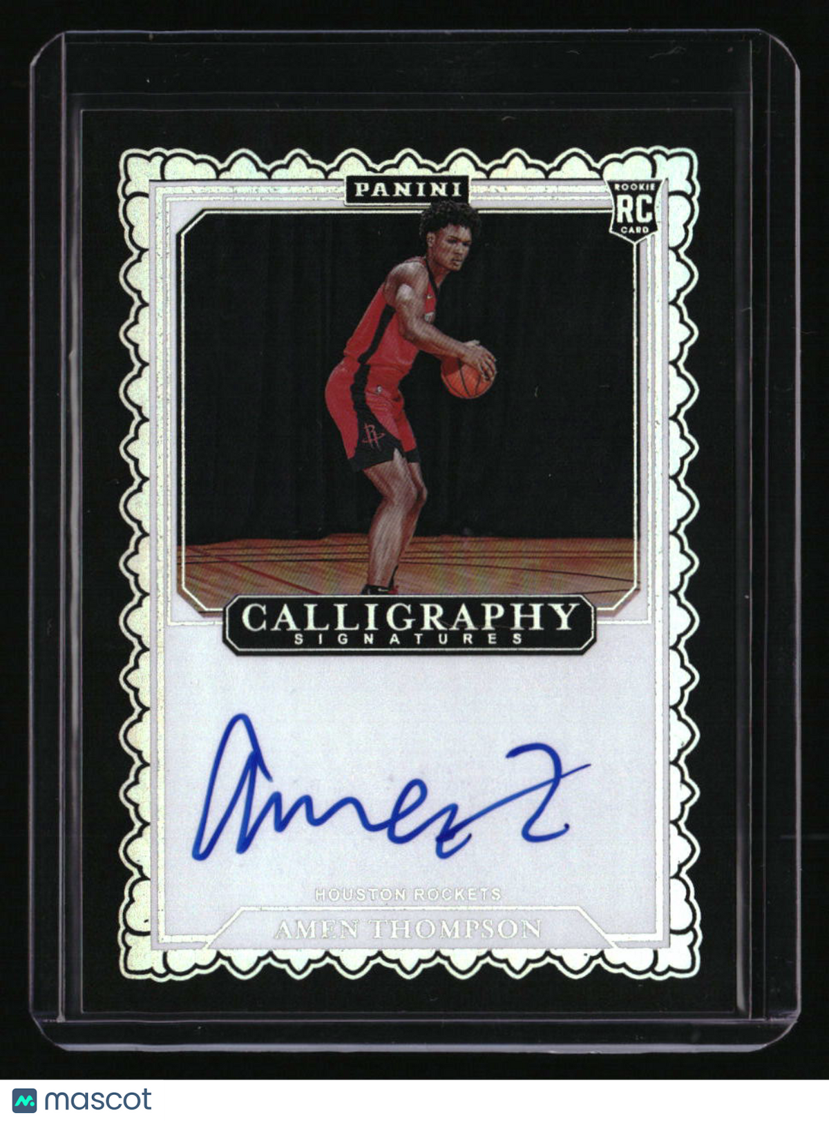 2023-24 Panini Amen Thompson Calligraphy Signatures