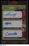 2022 Leaf McAllister / Aljofree / McNeill / Hugill / Jurado / Emeran Yellow #/1