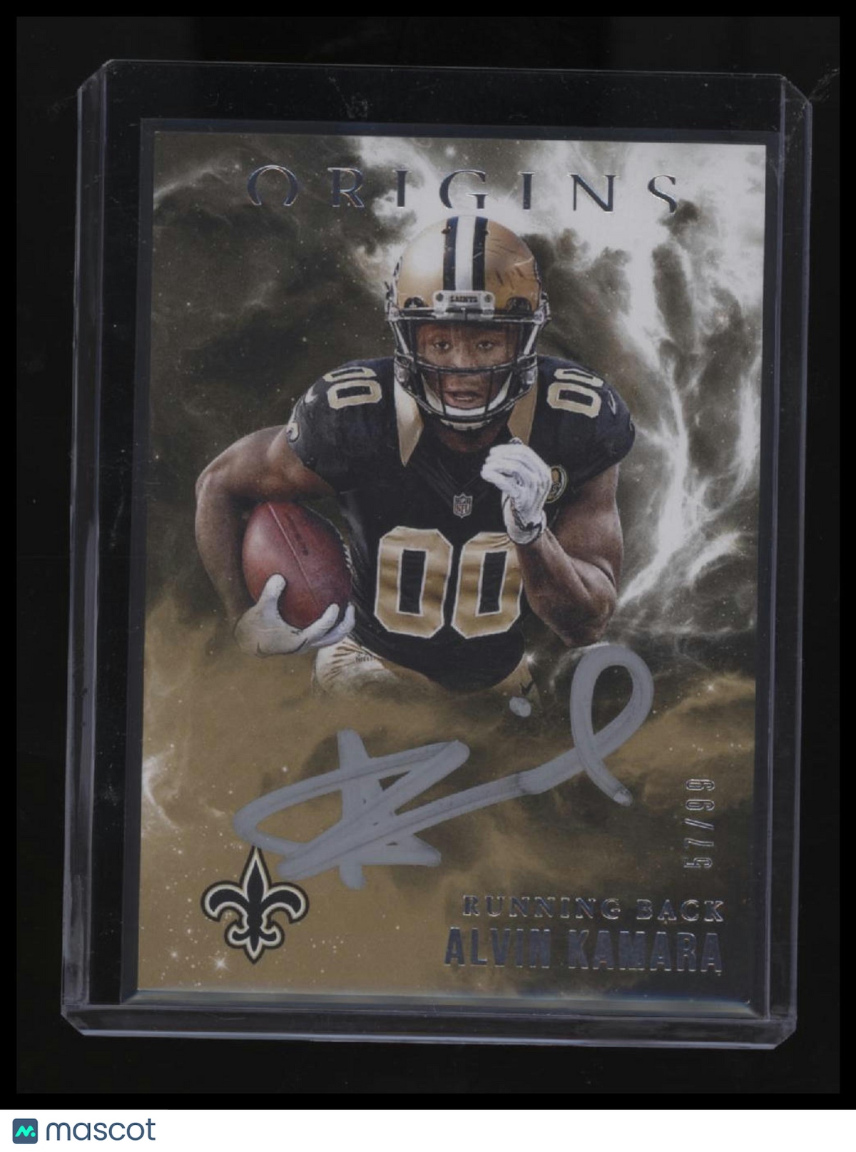 2017 Panini Origins Alvin Kamara Origins Autographs Silver Ink #/99