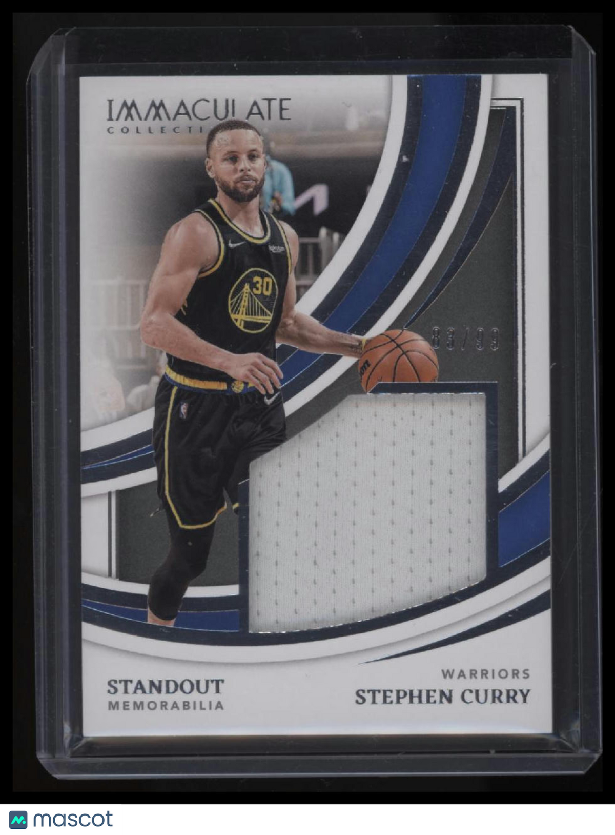 2021-22 Panini Immaculate Collection Stephen Curry Standout Memorabilia #/99