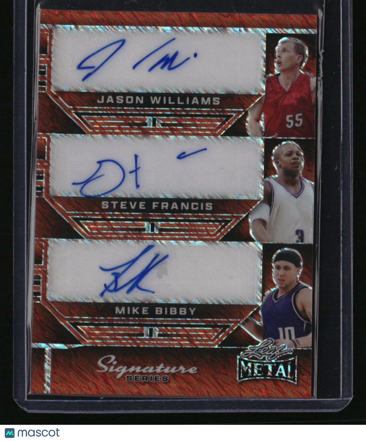 2024 Leaf Metal Signature Series Williams/Francis/Bibby