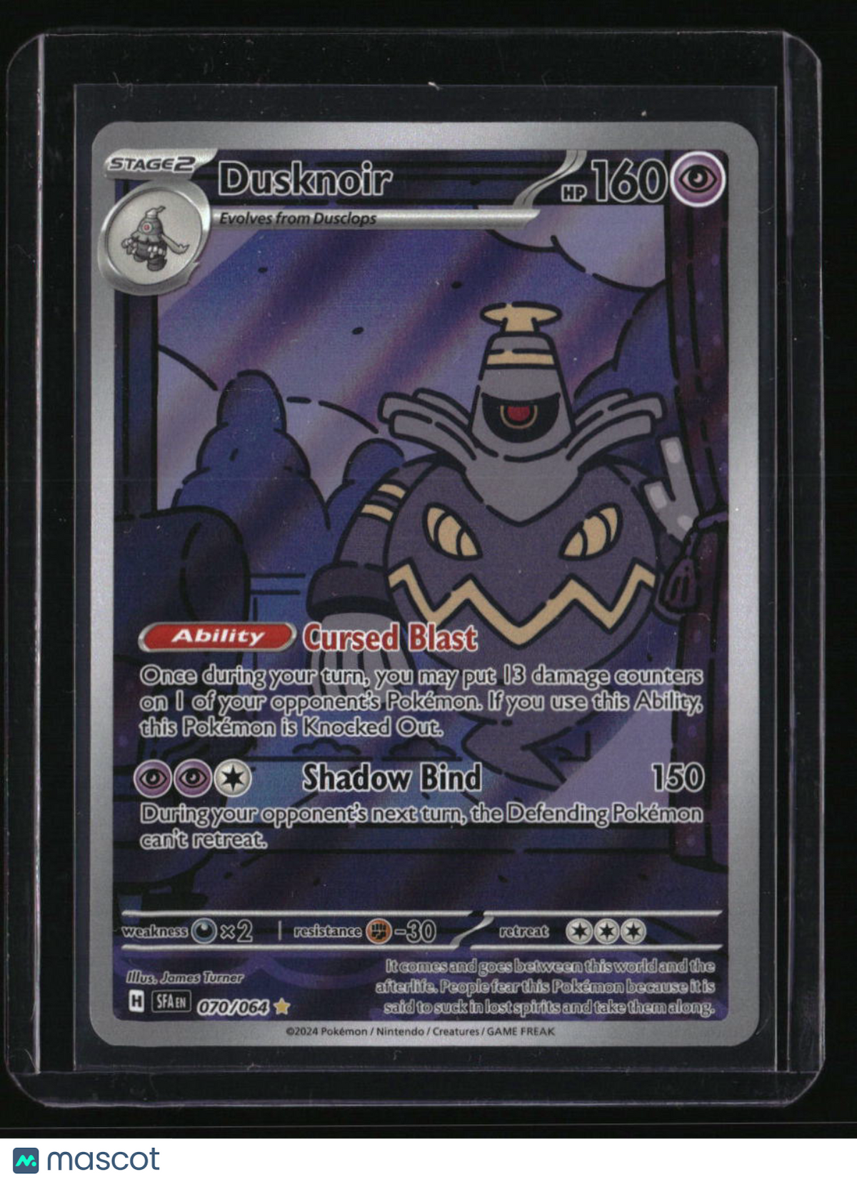 Shrouded Fable Dusknoir Art Rare #070/064 10001952