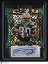 2023 Panini Select Donald Driver Signatures Green Prizm Die-Cut #/5