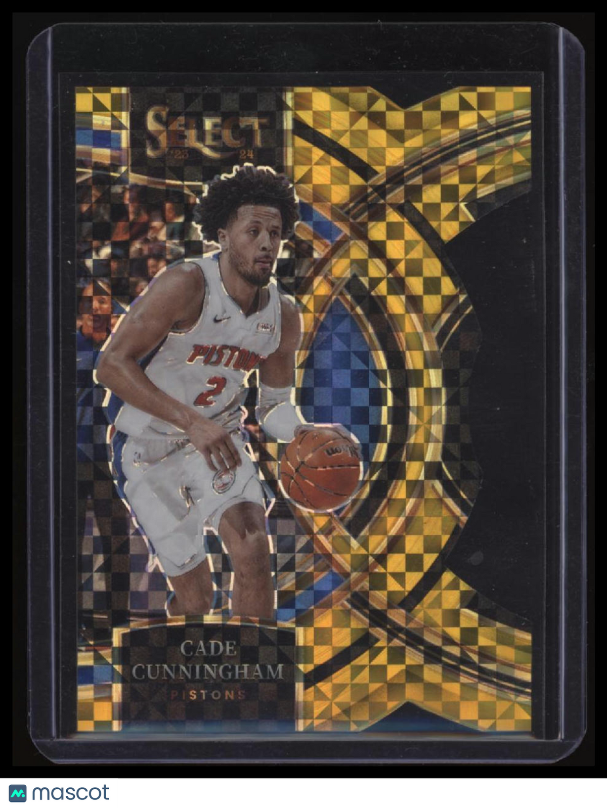 2023-24 Panini Select Cade Cunningham Gold Prizms #/10