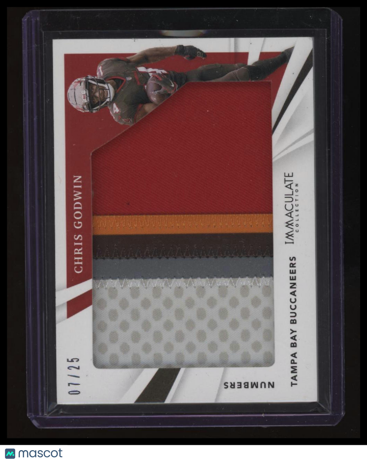 2021 Panini Immaculate Chris Godwin Immaculate Numbers #/25