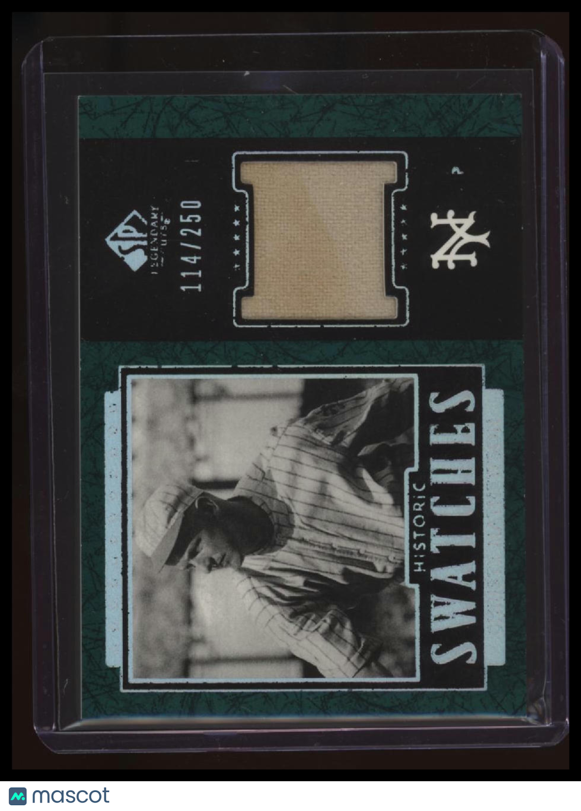 2003 SP Legendary Cuts Christy Mathewson Historic Swatches Green #/250