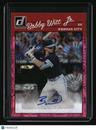 2023 Donruss Bobby Witt Jr. Retro 1990 Signatures Pink Fireworks