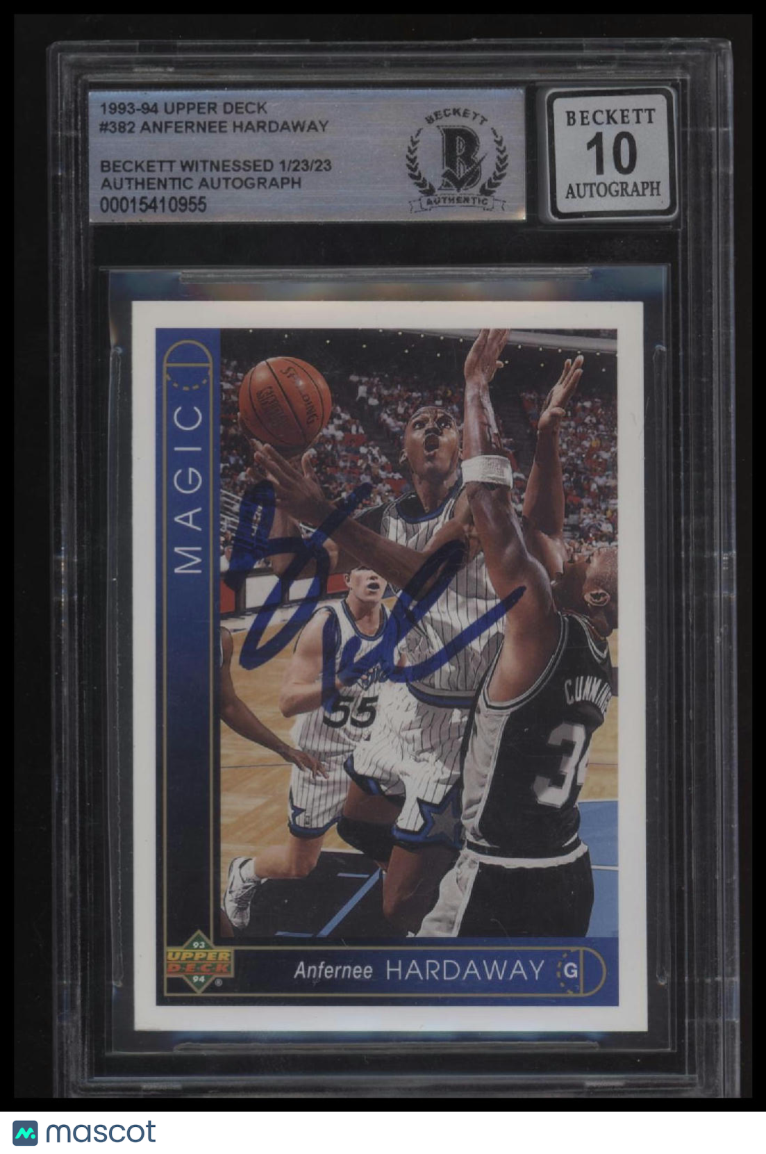 1993-94 Upper Deck Anfernee Hardaway RC BGS 0.0