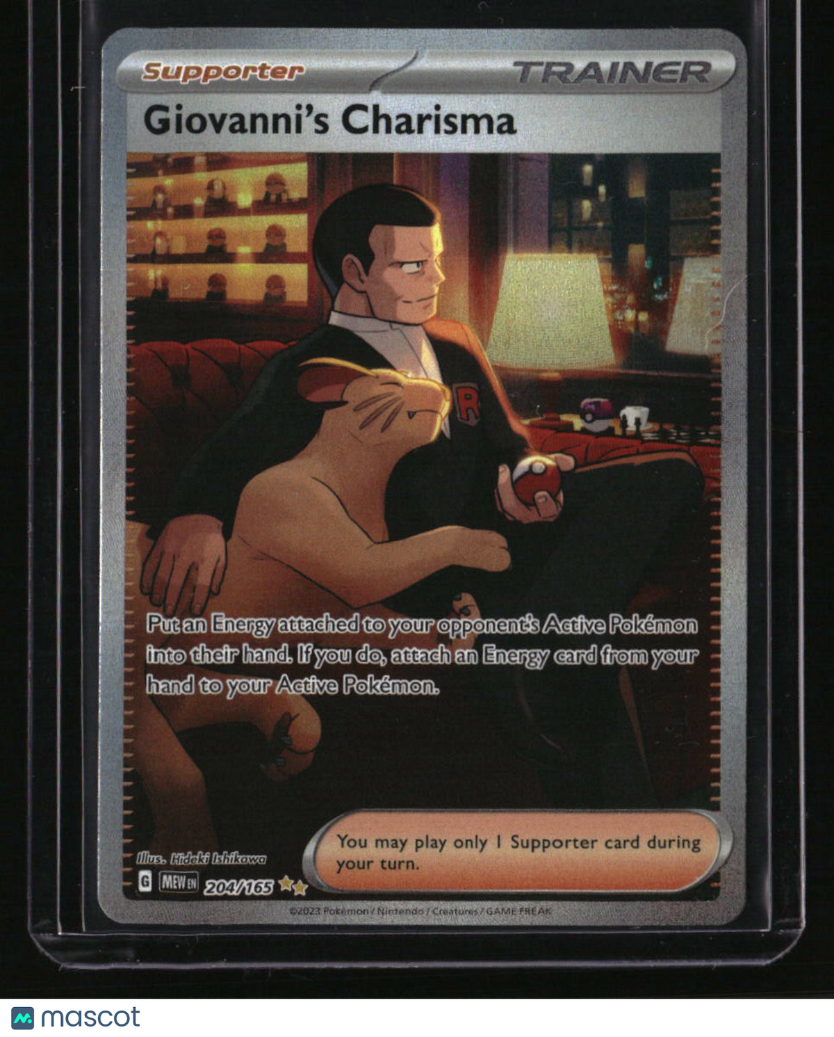 SV: Scarlet &amp; Violet 151 Giovanni&#39;s Charisma