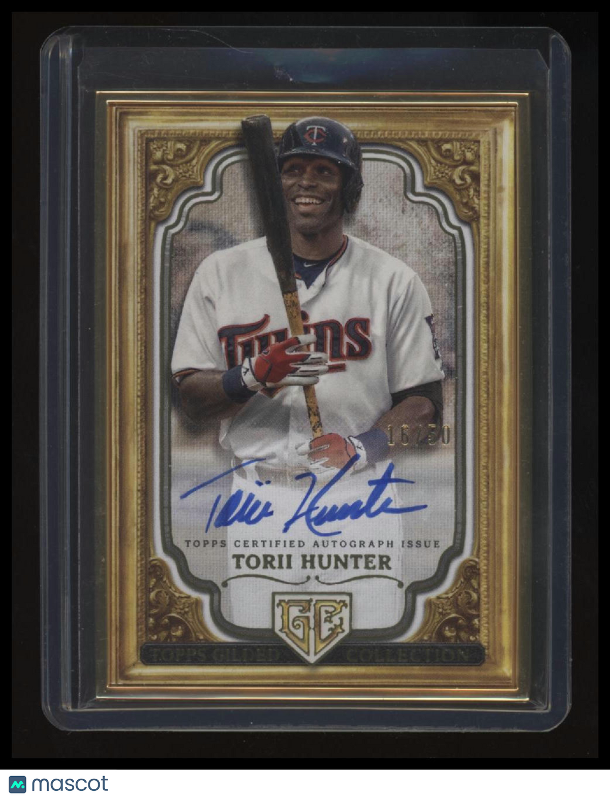 2024 Topps Gilded Collection Torii Hunter Topps Gallery of Gold Autographs #/50