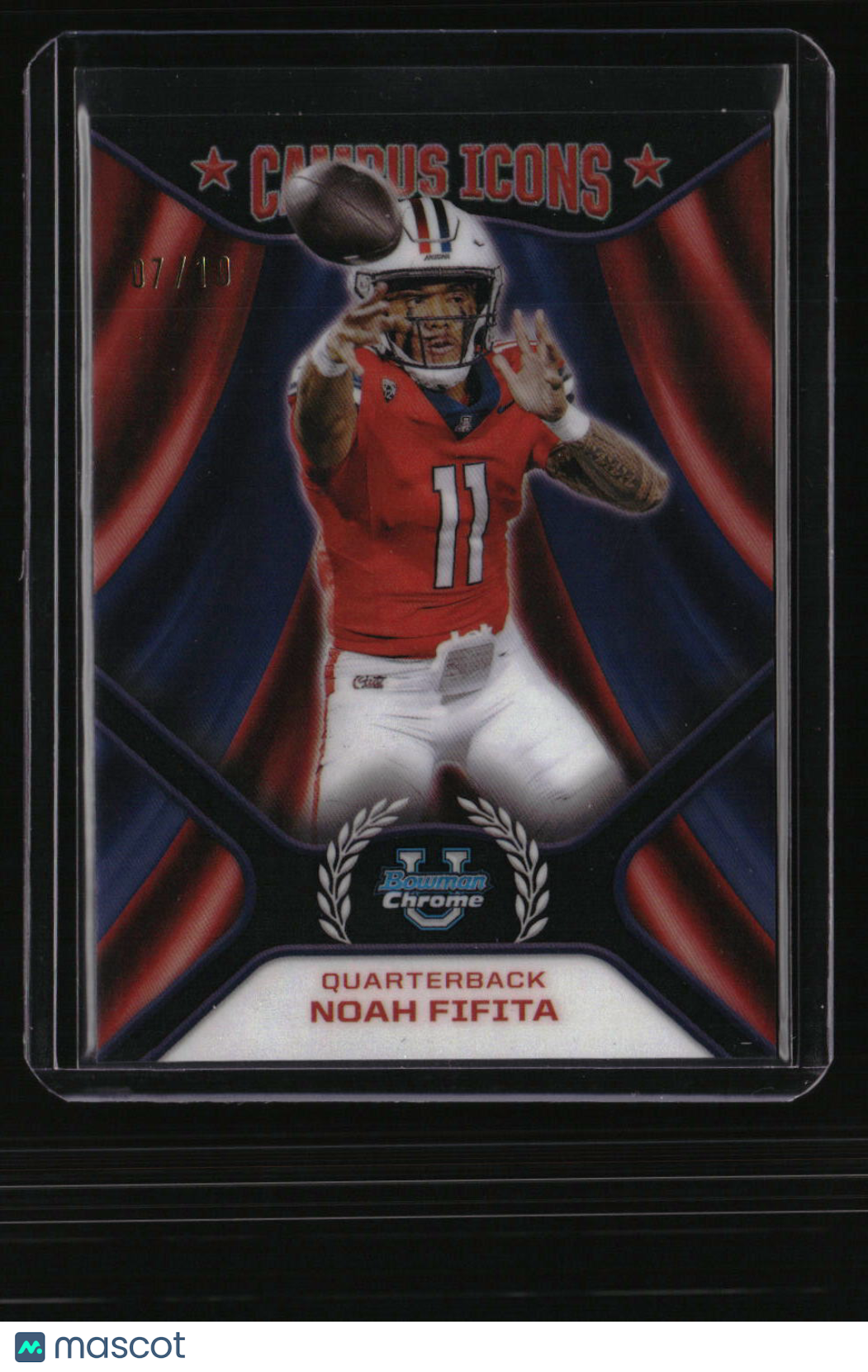 2024 Bowman University Chrome Noah Fifita Campus Icons Black Refractor #/10