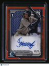 2024 Bowman Chrome John Cruz Orange Refractor Auto #/25