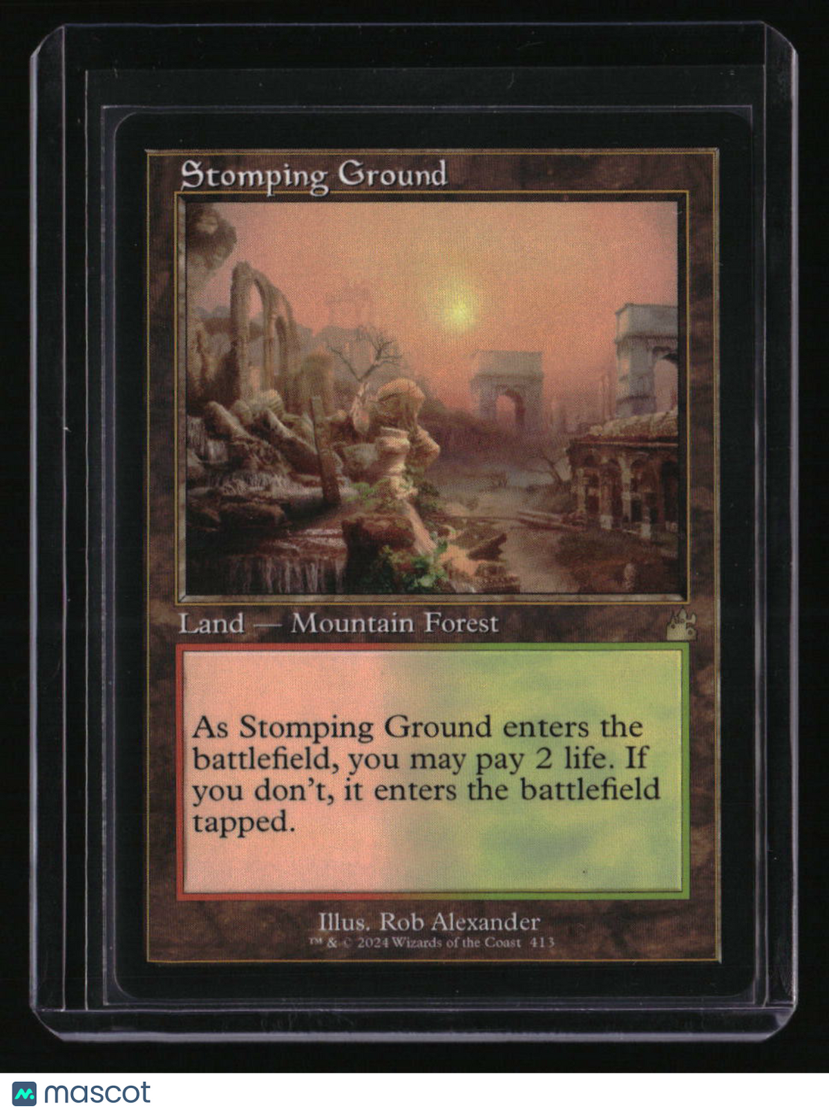 Ravnica Remastered Stomping Ground (Retro Frame)