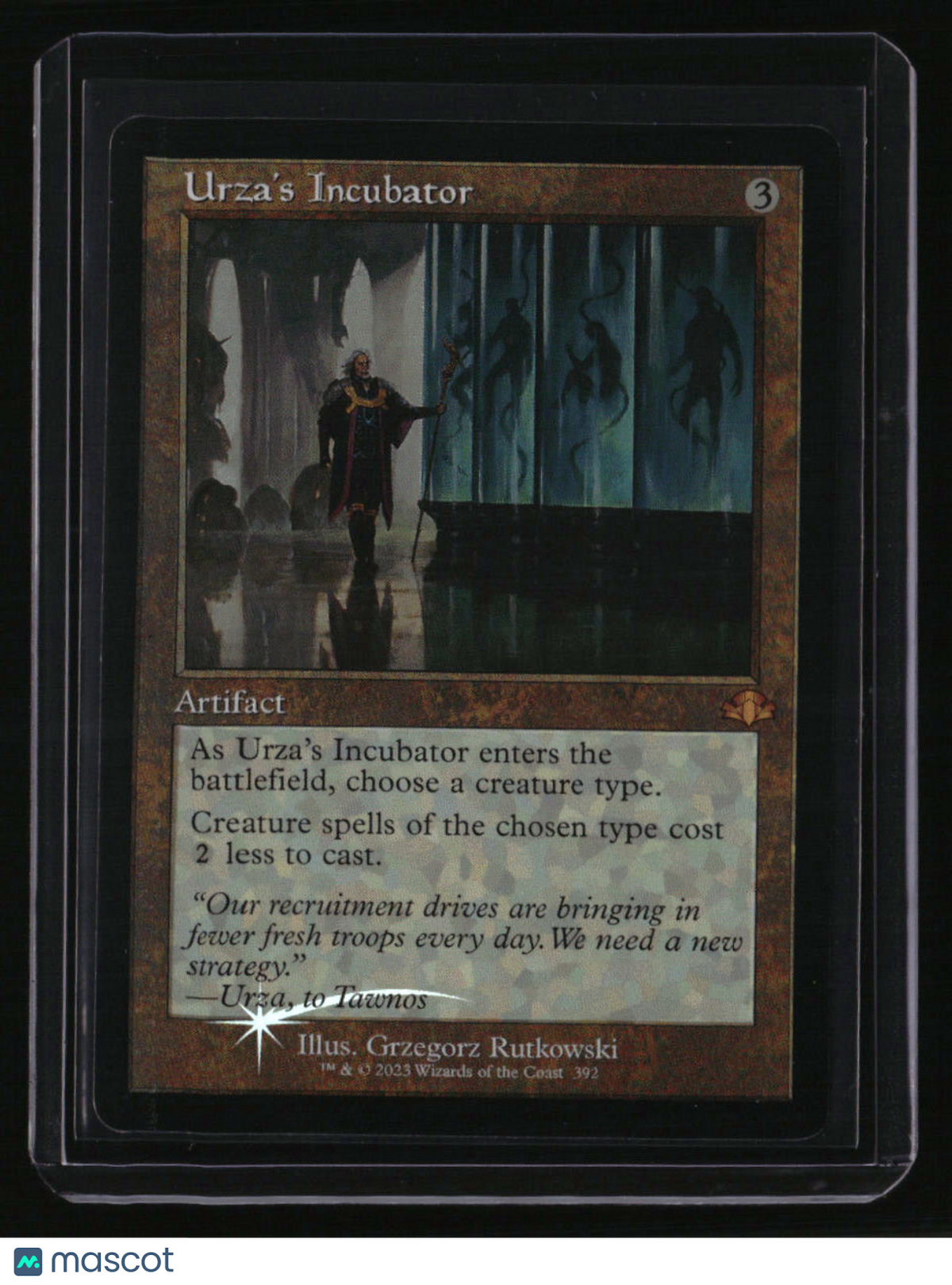 Dominaria Remastered Urza&#39;s Incubator (Retro Frame) Foil