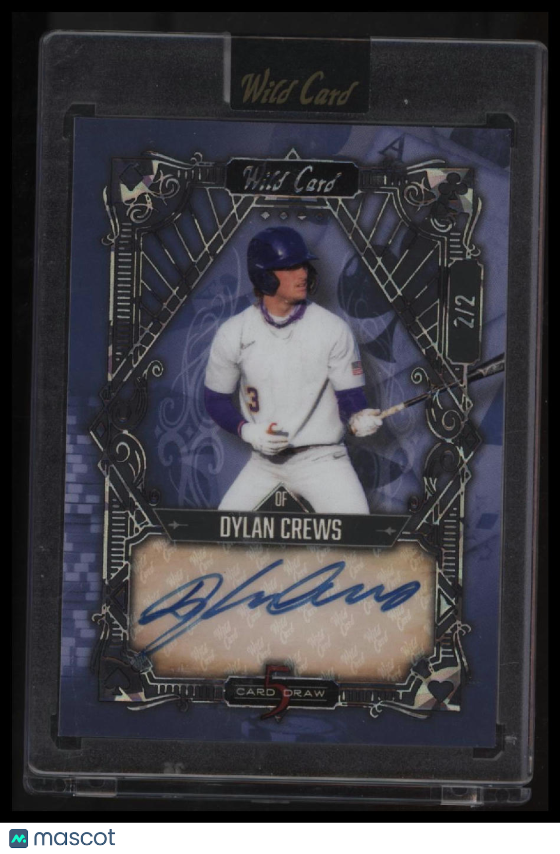 2023 Wild Card Dylan Crews 5 Card Draw Auto #2/2