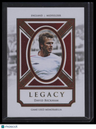 2021-22 Futera Unique World Football David Beckham Legacy Memo Relics Ruby #/7