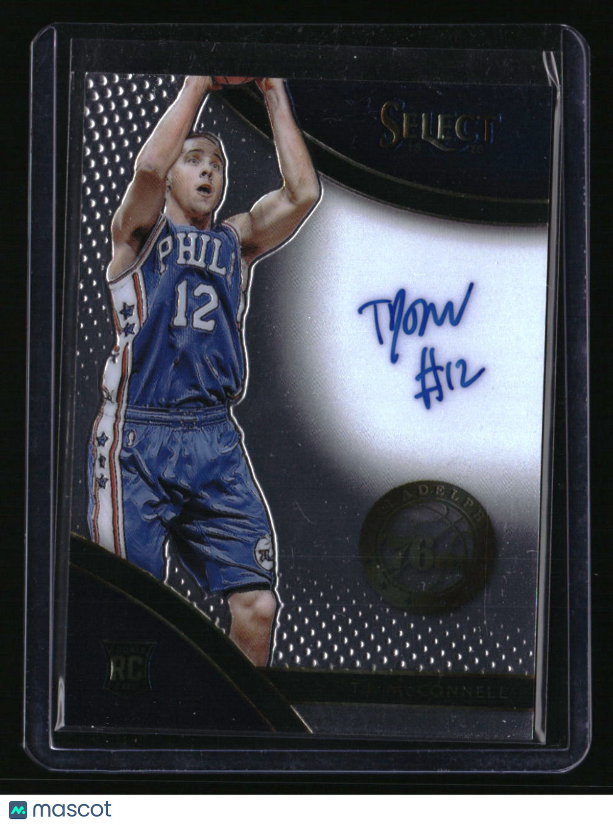 2015-16 Panini Select T.J. McConnell Signatures Rookie #/199