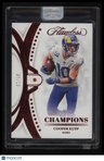 2022 Panini Flawless Cooper Kupp Champions #/10