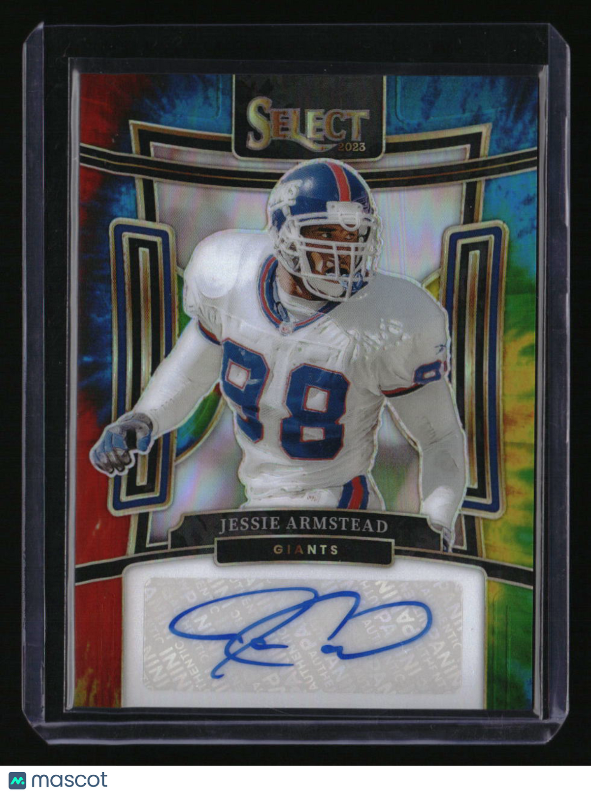 2023 Panini Select Jessie Armstead Signatures Tie-Dye Prizm #/25