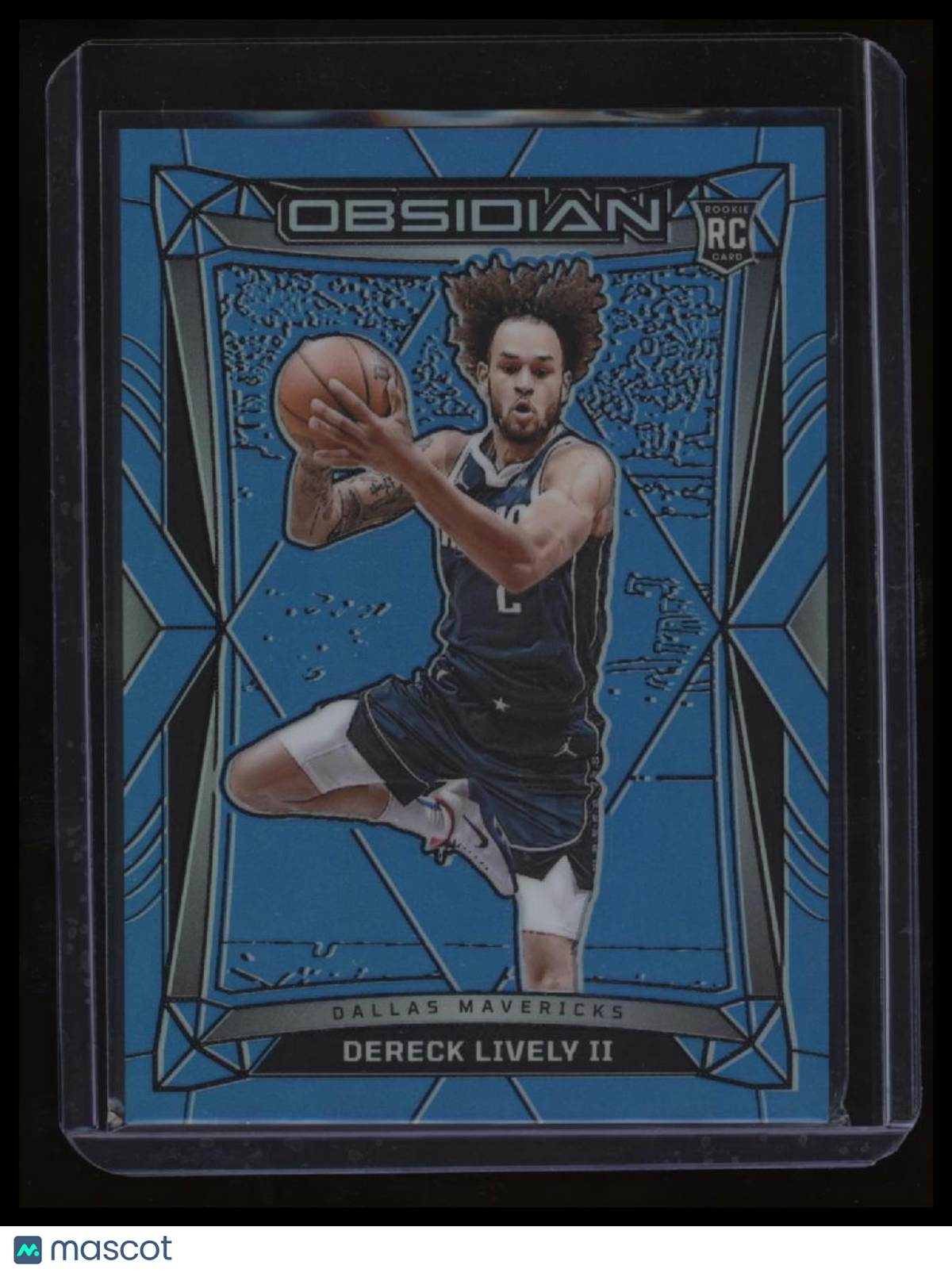 2023-24 Panini Obsidian Dereck Lively II Electric Etch Blue Flood FOTL #/16