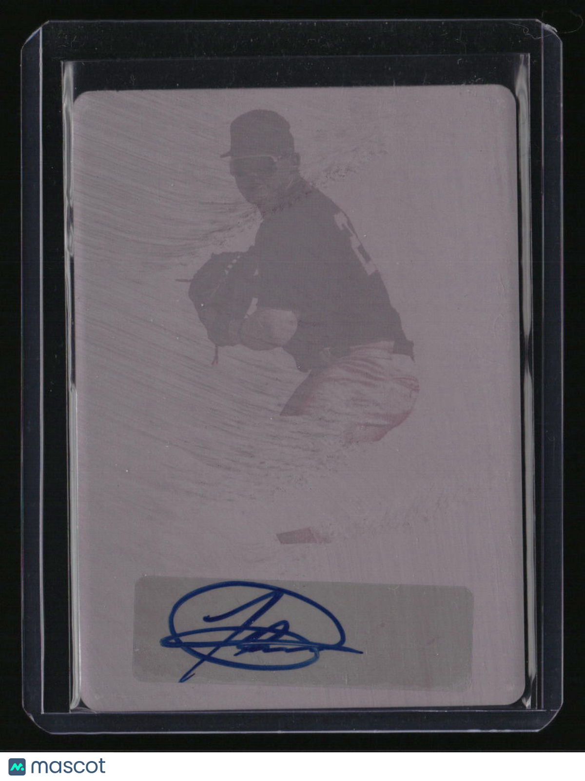 2021 Leaf Metal Draft Magenta Printing Plate 1/1 Jasson Dominguez Auto