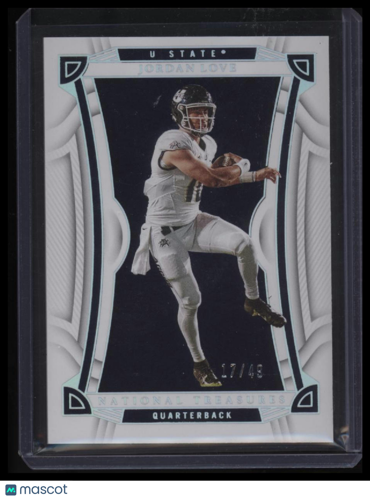 2023 Panini National Treasures Collegiate Jordan Love Century Silver #/49