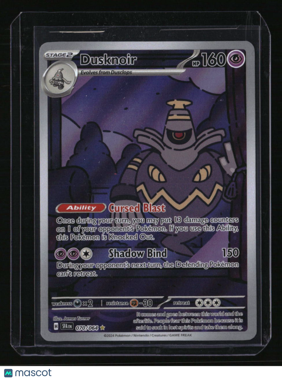 Shrouded Fable Dusknoir Art Rare #070/064 10001934