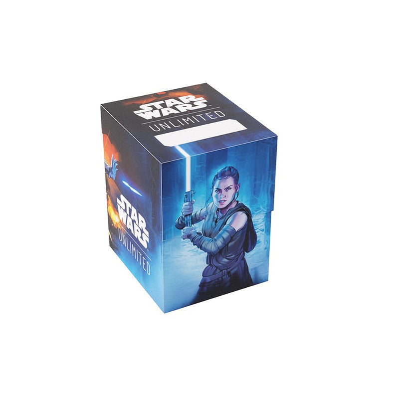 Gamegenic Deck Box: Star Wars Unlimited - Soft Crate - Rey/Kylo Ren