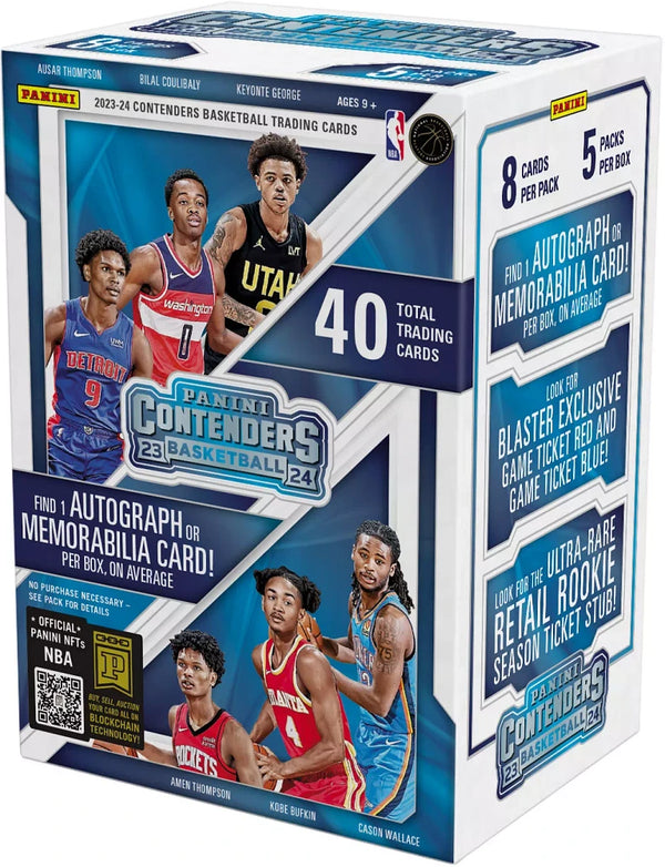 2023/24 Panini Contenders Basketball 5-Pack Blaster Box