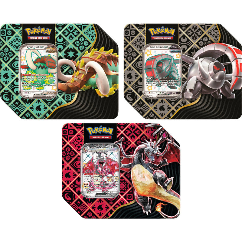 Pokemon Scarlet and Violet: Paldean Fates Tins (Set of 3)