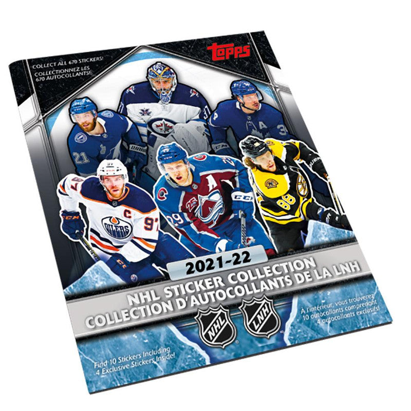 2021/22 Topps NHL Sticker Hockey Album