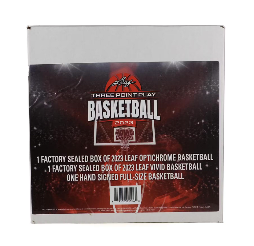 2023 Leaf Three Point Play Basketball Hobby Box