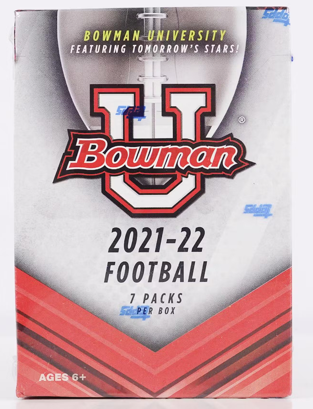 2022 Bowman University Football 7-Pack Blaster Box