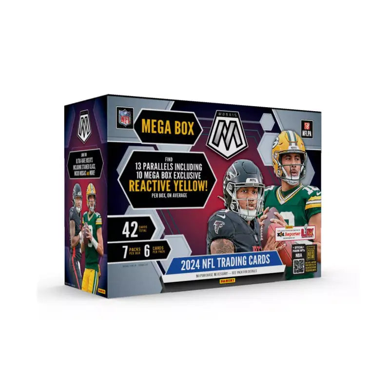 2024 Panini Mosaic Football Mega Box (Reactive Yellow)