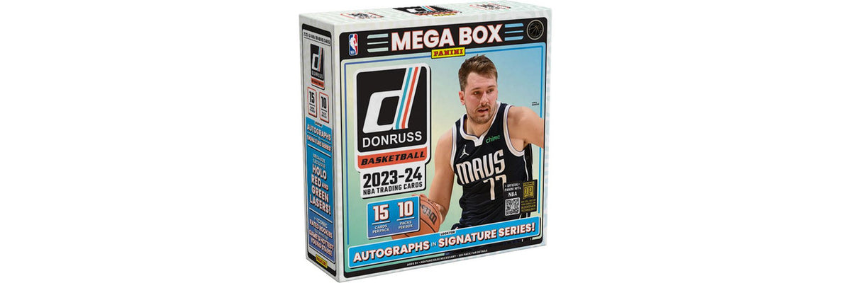 2023/24 Panini Donruss Basketball Mega Box (Holo Red &amp;amp; Green Laser)