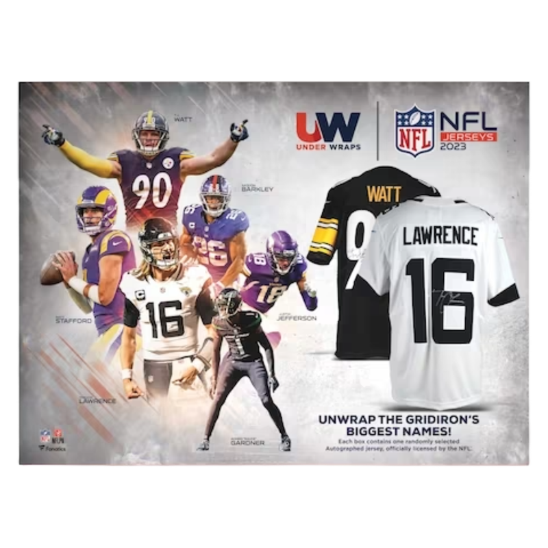 2023 Fanatics Under Wraps Football Autographed Jersey Box