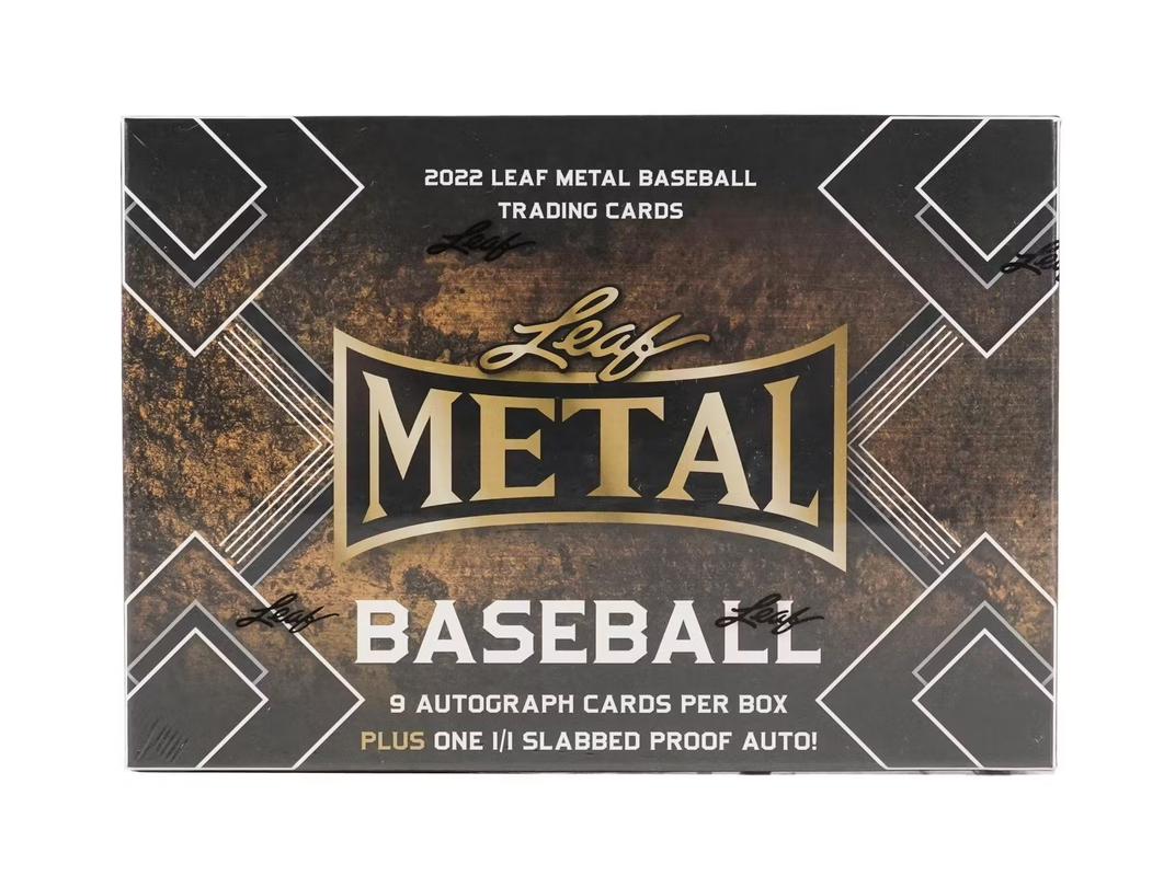 2022 Leaf Metal Draft Baseball Jumbo Box