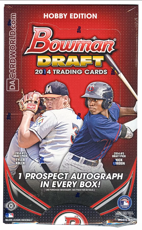 2014 Bowman Draft Picks &amp;amp; Prospects Baseball Hobby Box