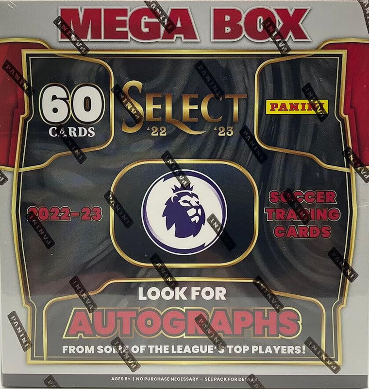 2022/23 Panini Select Premier League EPL Soccer Mega Box (Pink Ice and Orange Ice Parallels!)