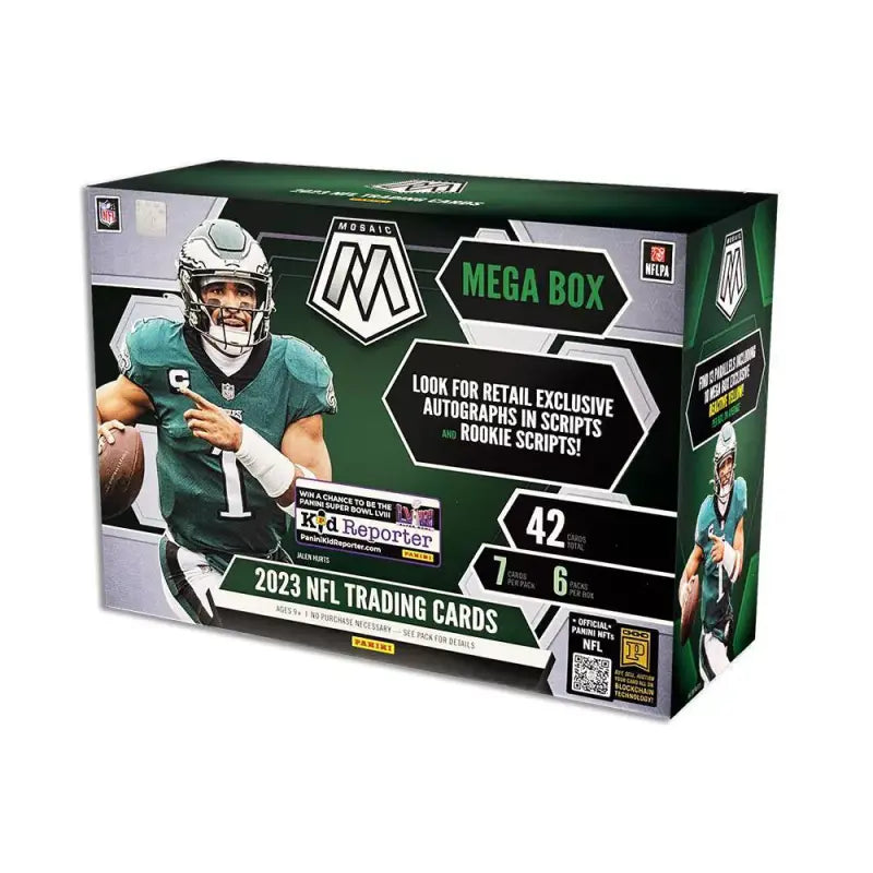 2023 Panini Mosaic Football Mega Box (Reactive Yellow Parallels)