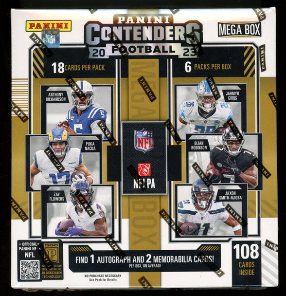 2023 Panini Contenders Football Mega Box (Teal Parallels)