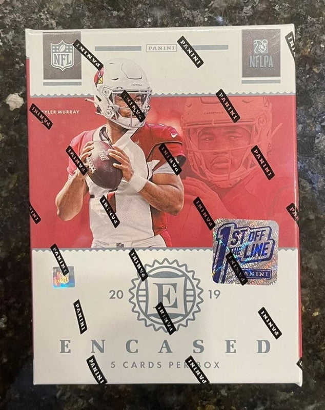 2019 Panini Encased Football Hobby Box - 1st Off The Line