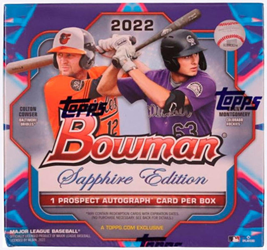 2022 Bowman Baseball Sapphire Edition Hobby Box